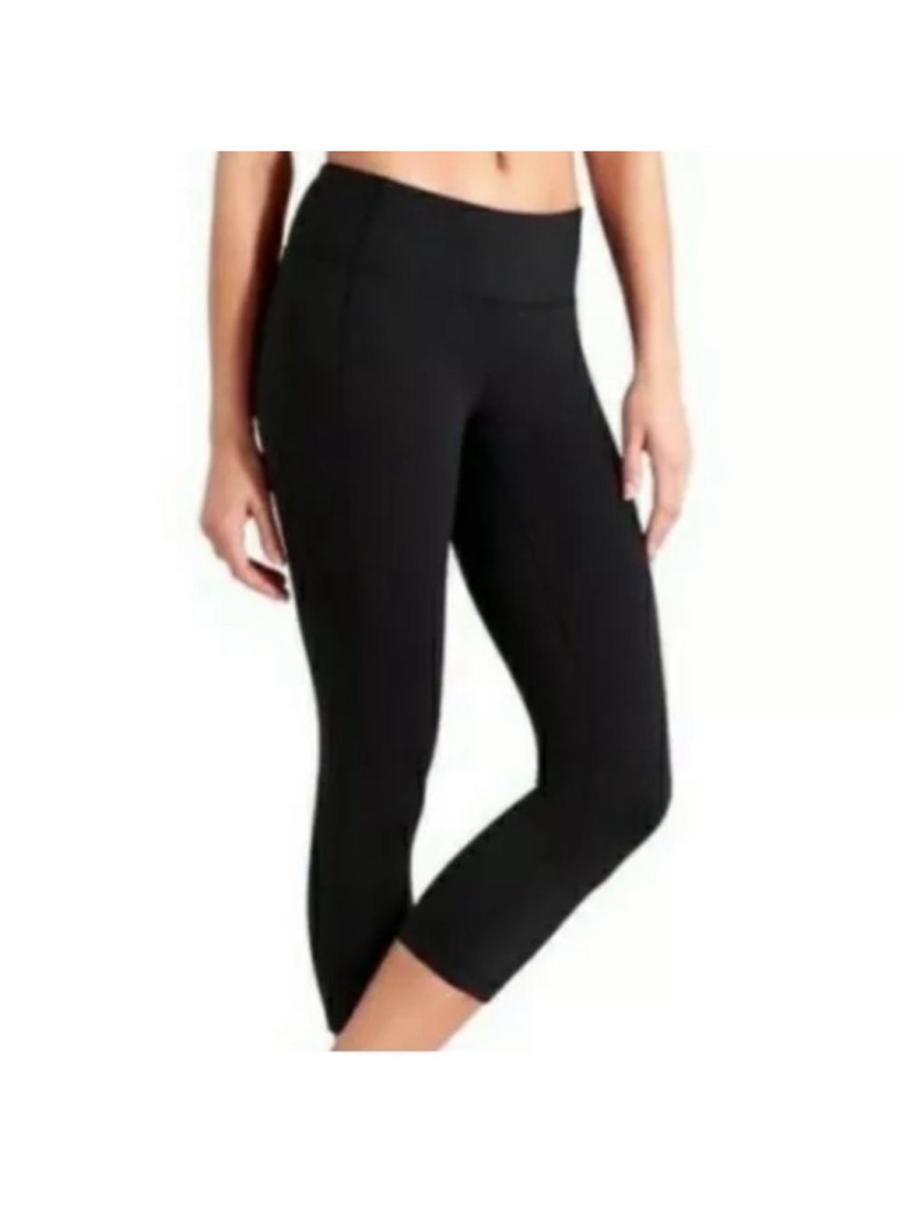 ATHLETA REVELATION CROP CAPRI Size Sm BLACK.